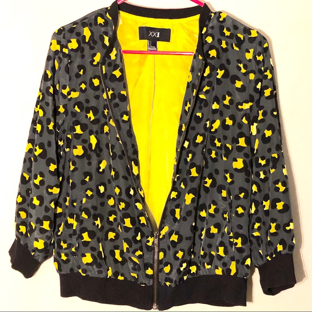 2 for $10! Leopard print crop jacket